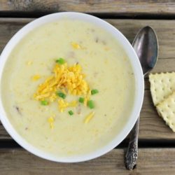Loaded Baked Potato Soup - Words of Deliciousness