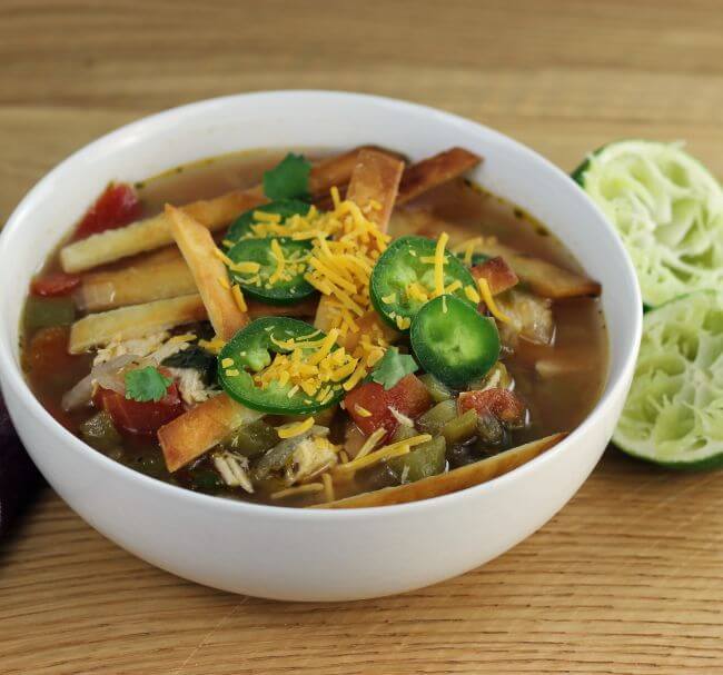 Mexican Chicken Tortilla Soup - Words of Deliciousness