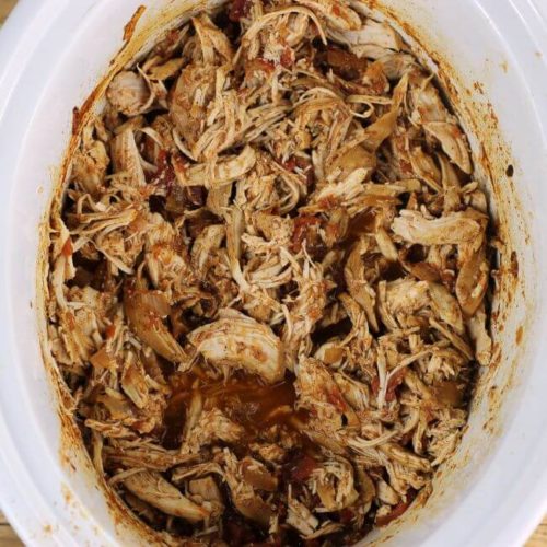 Slow Cooker Salsa Chicken - Words of Deliciousness