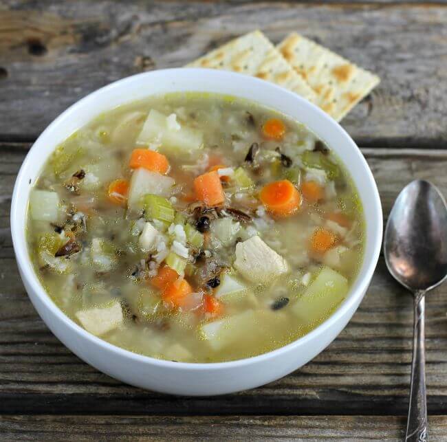 Chicken and Wild Rice Soup - Words of Deliciousness
