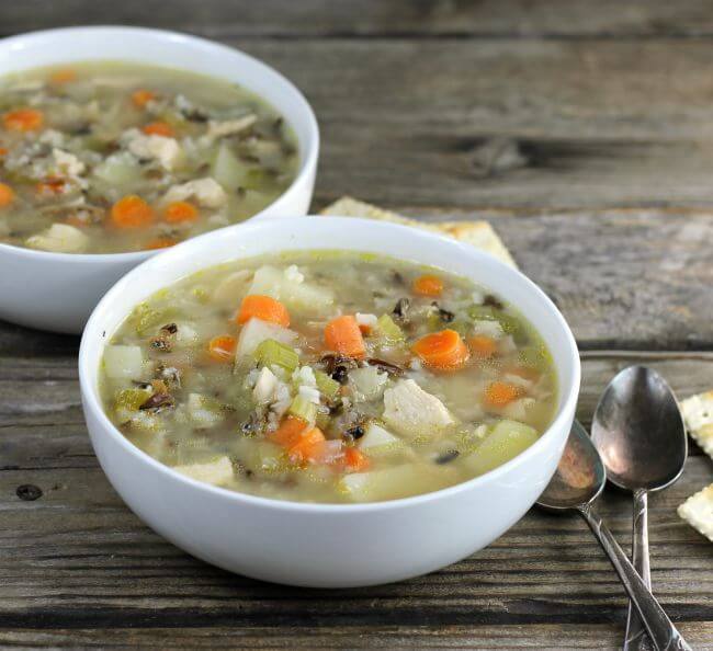 Chicken and Wild Rice Soup - Words of Deliciousness