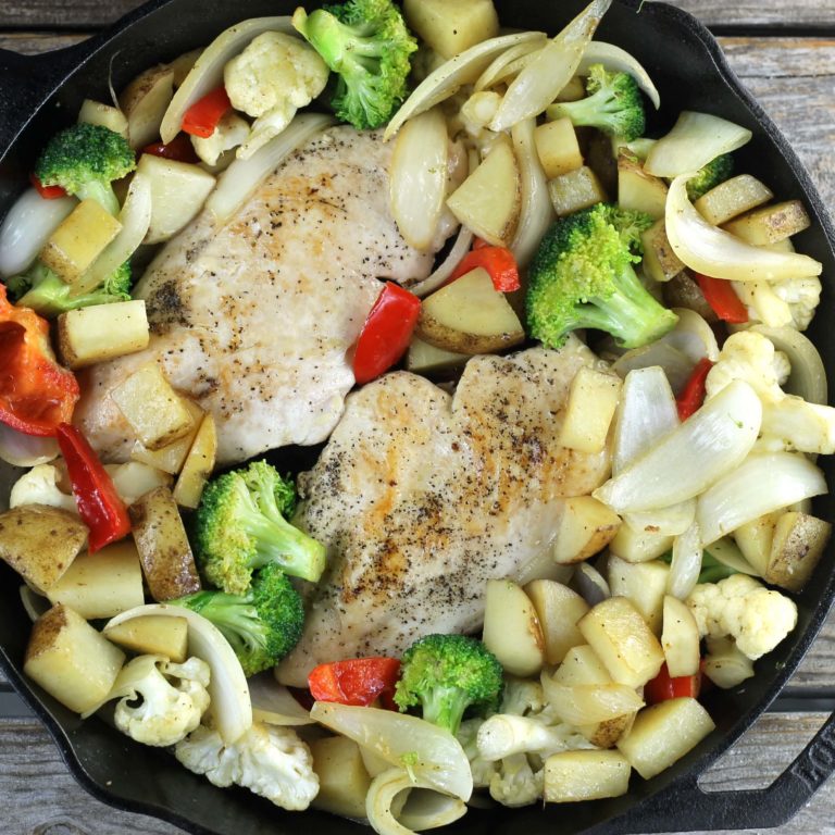 Skillet Chicken and Vegetables - Words of Deliciousness